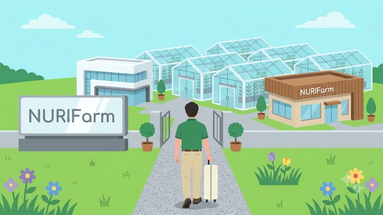 온실과 일터, 생활 공간을 연결한 NURIFarm의 미래 공간 구상